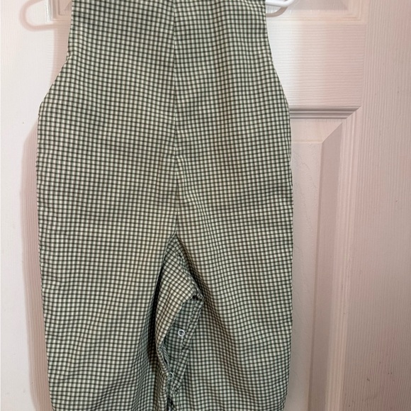 New Gingham Smocked Longalls - Picture 7 of 9